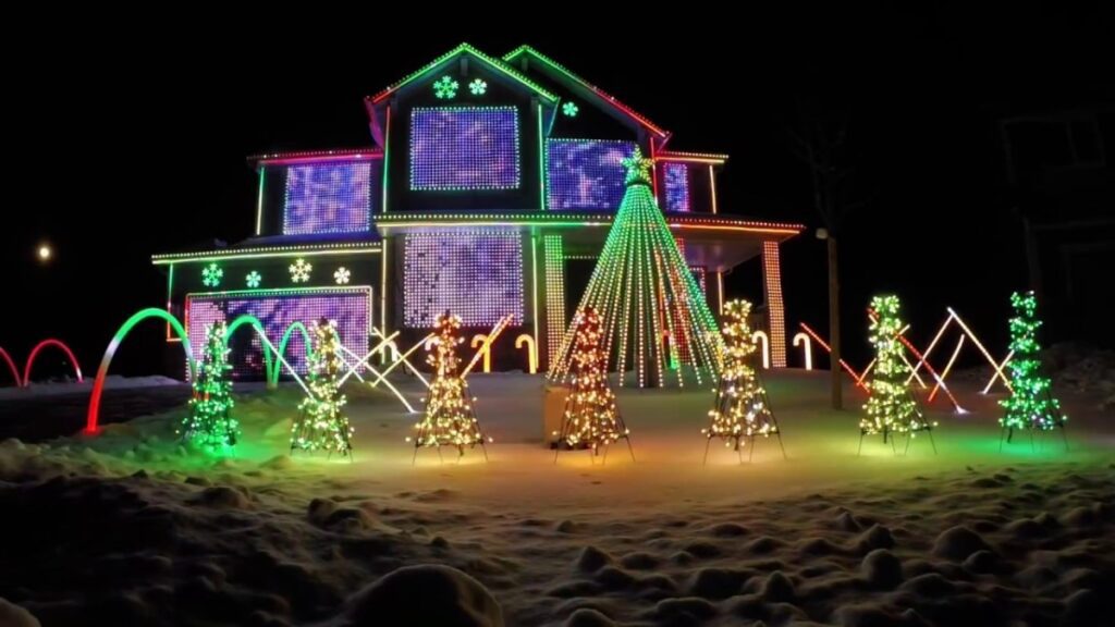 Here are 10 of the Most Outrageous EDM Christmas Light Shows
