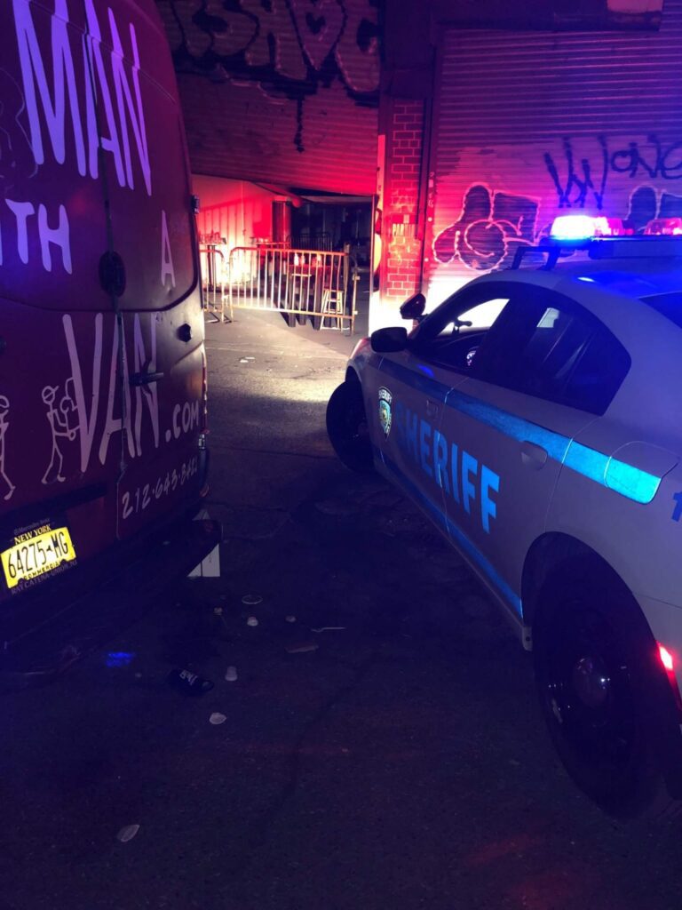 Illegal Rave Busted by Law Enforcement in Abandonned NYC Warehouse” />  