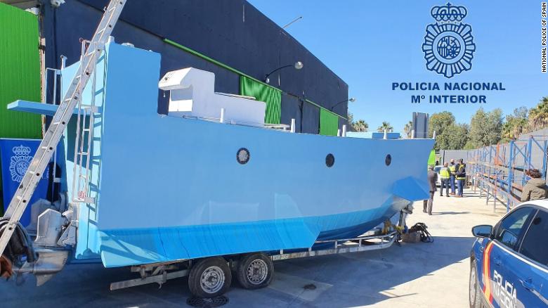 Spanish Police Finds Homemade 'Narco Sub' in Mediterranean Warehouse