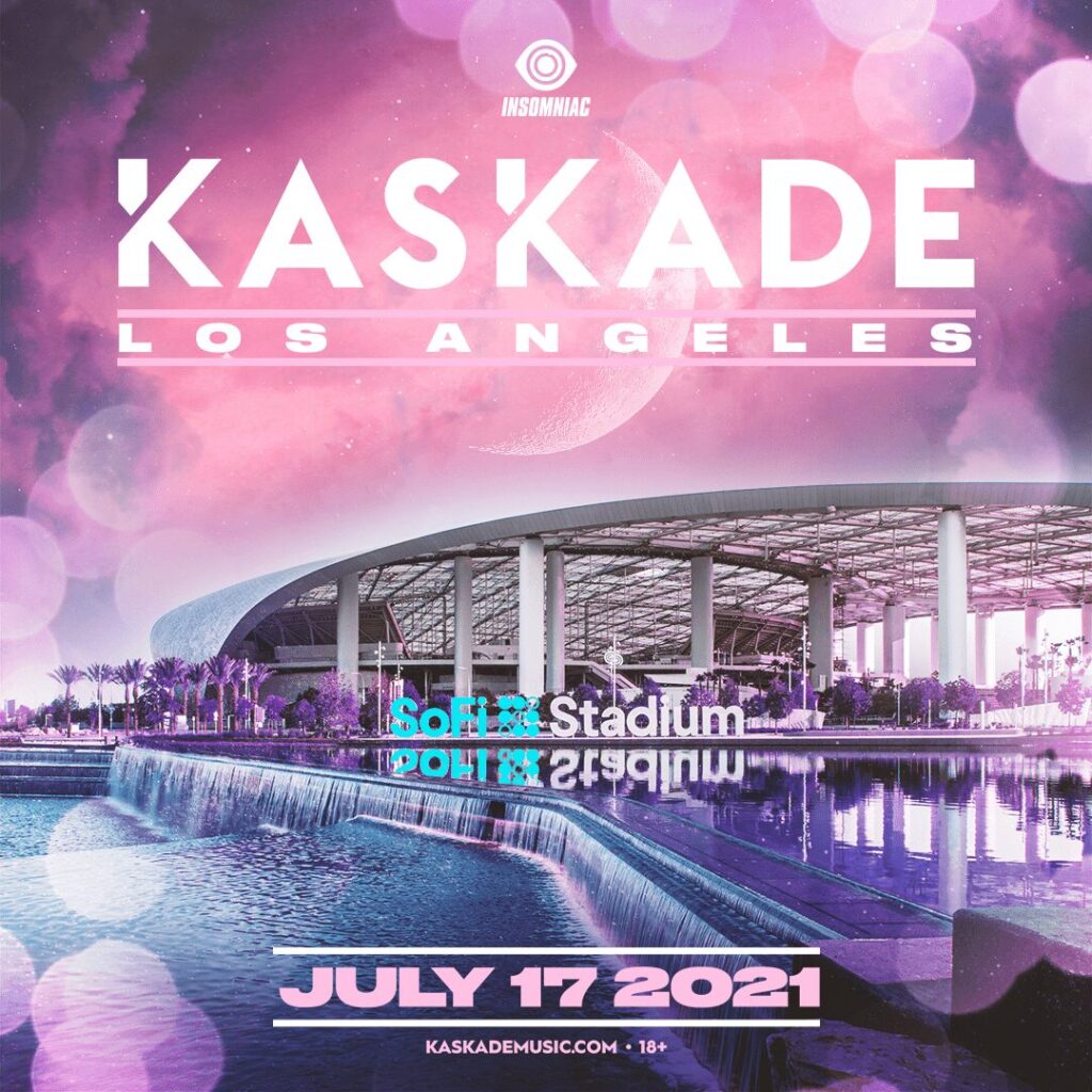 Kaskade Announces Massive Show At The SoFi Stadium In Los Angeles” />  
