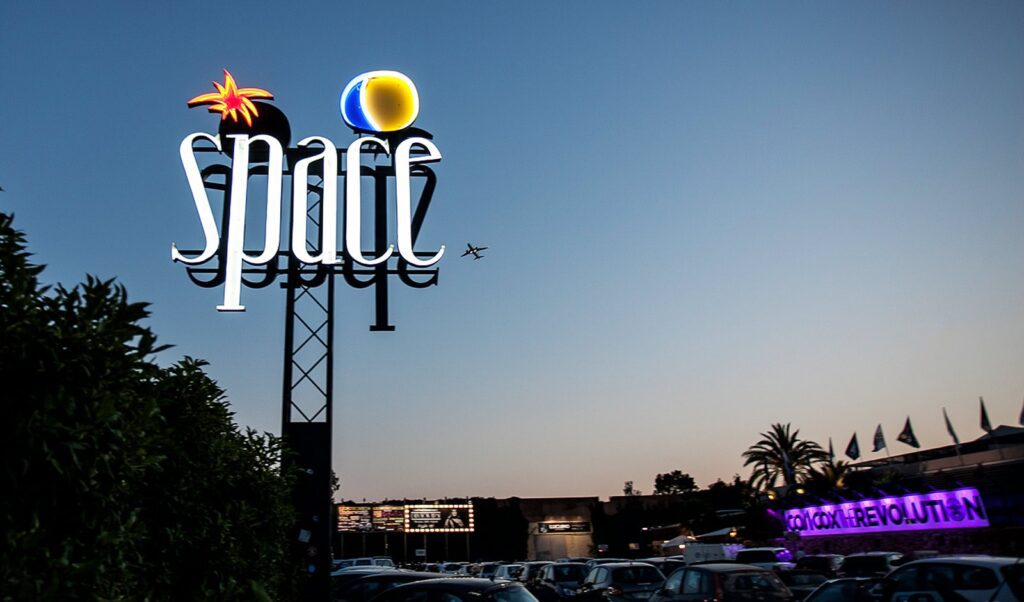 Space Billboard Appears in Ibiza