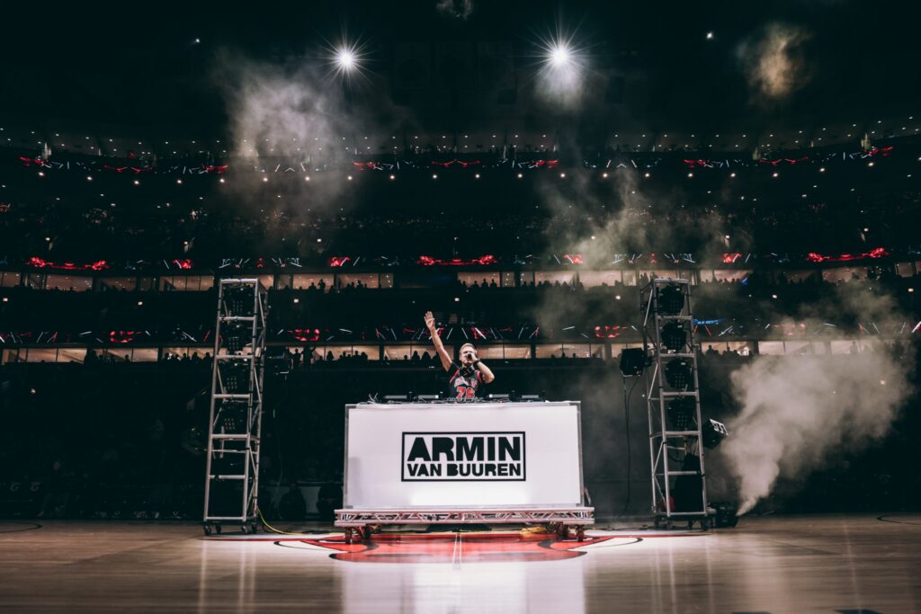 Armin van Buuren Performed at Chicago Bulls Halftime Show