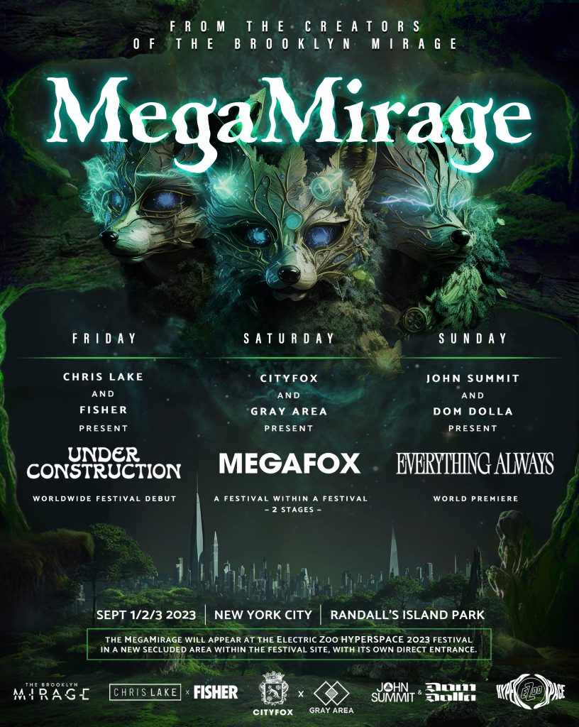Electric Zoo Introduces New Stage – MegaMirage