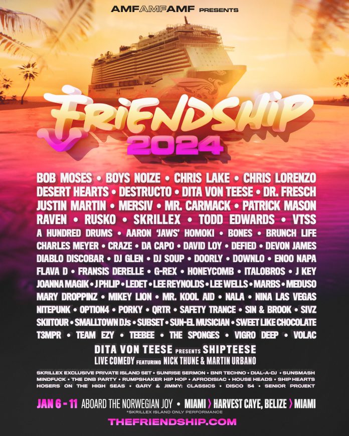 Friendship 2024 Reveals Stunning Lineup