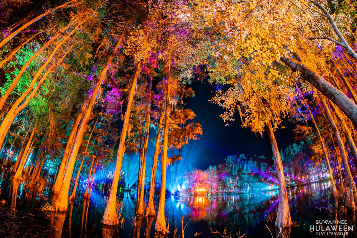 Surrealist Art and Eerie Magic: A Deep Dive Into the 10-Year History of Suwannee Hulaween’s Spirit Lake