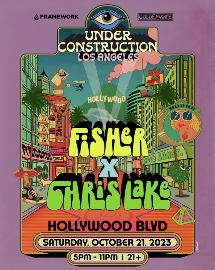 FISHER & Chris Lake To Take Over Hollywood Boulevard For A Groundbreaking Under Construction Street Party