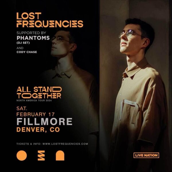 Cody Chase Lost Frequencies ‘All Stand Together’ Tour – Fillmore Denver Event
