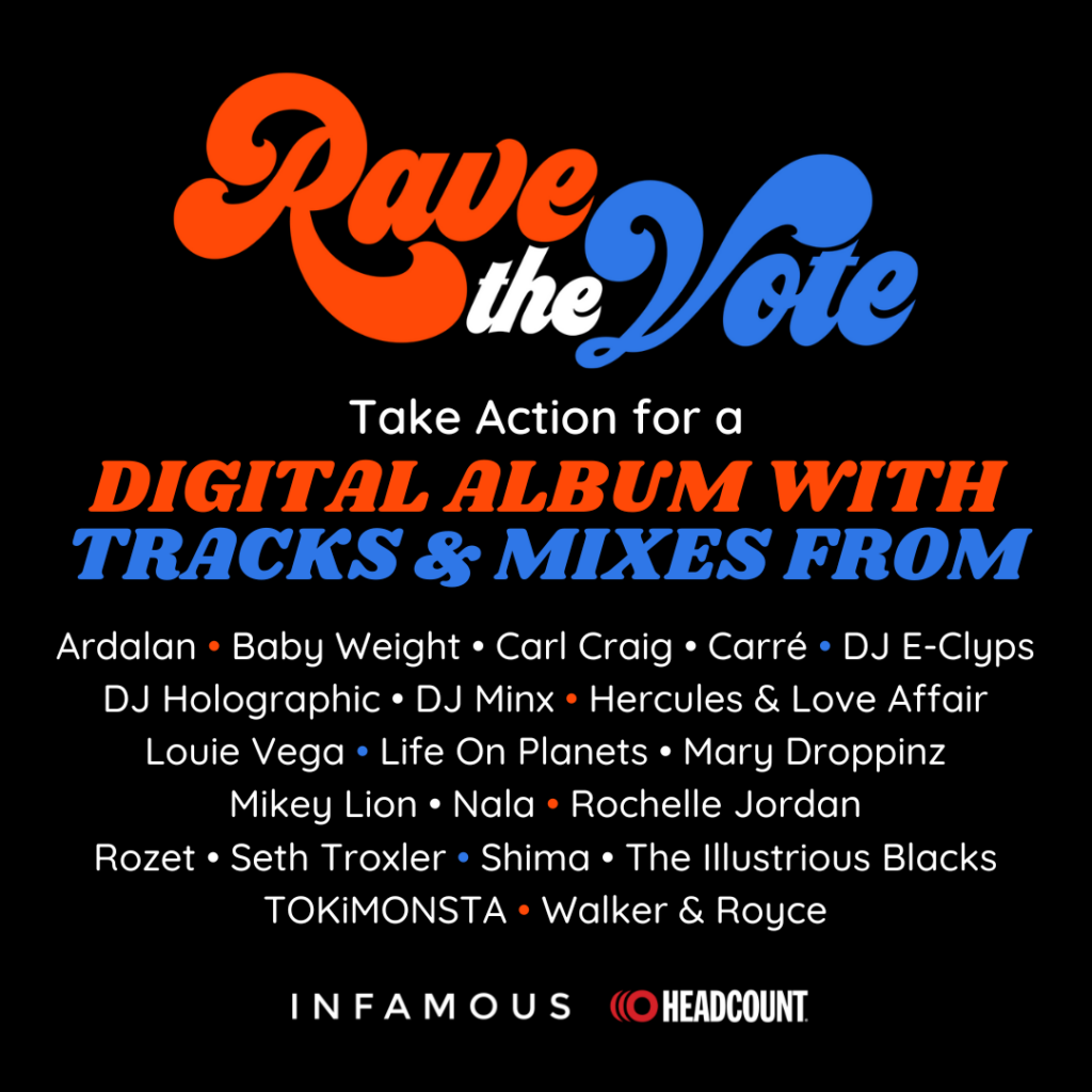 Rave The Vote and HeadCount Are Encouraging Dance Music Lovers to Vote