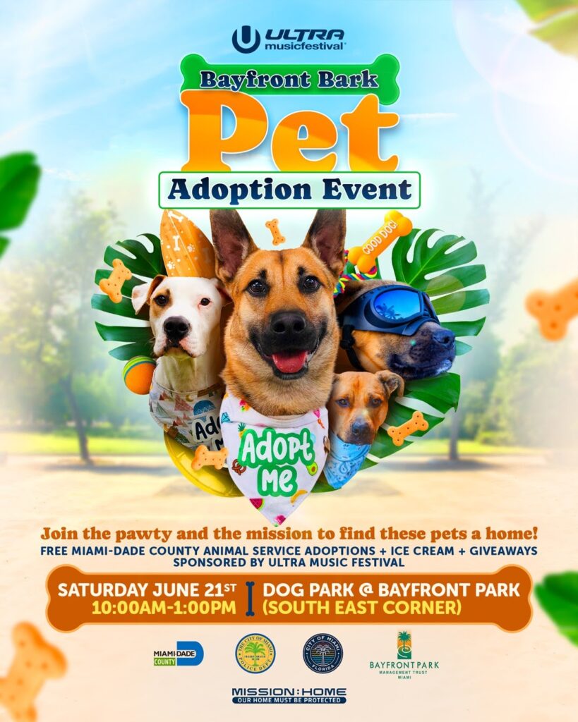Ultra Music Festival Announces ‘Bayfront Bark’ Pet Adoption Event