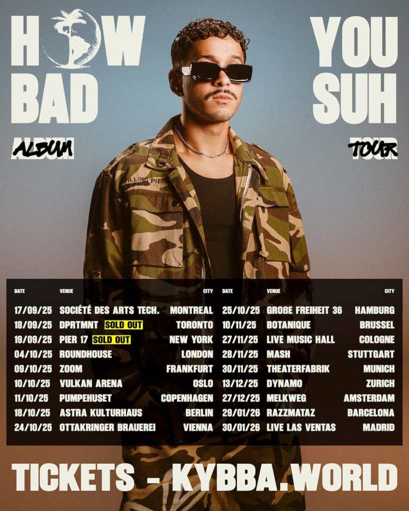KYBBA Announces Debut Album “How You Bad Suh” and World Tour