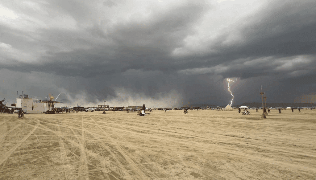 Man Airlifted from Burning Man for Treatment Following Electrocution