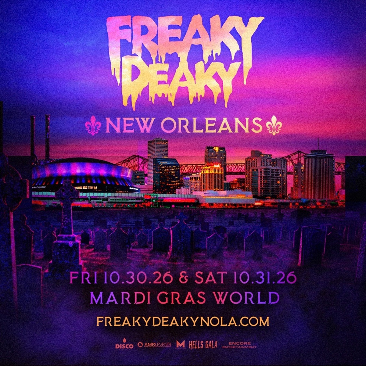 Freaky Deaky NOLA Announced for Halloween Weekend at Mardi Gras World