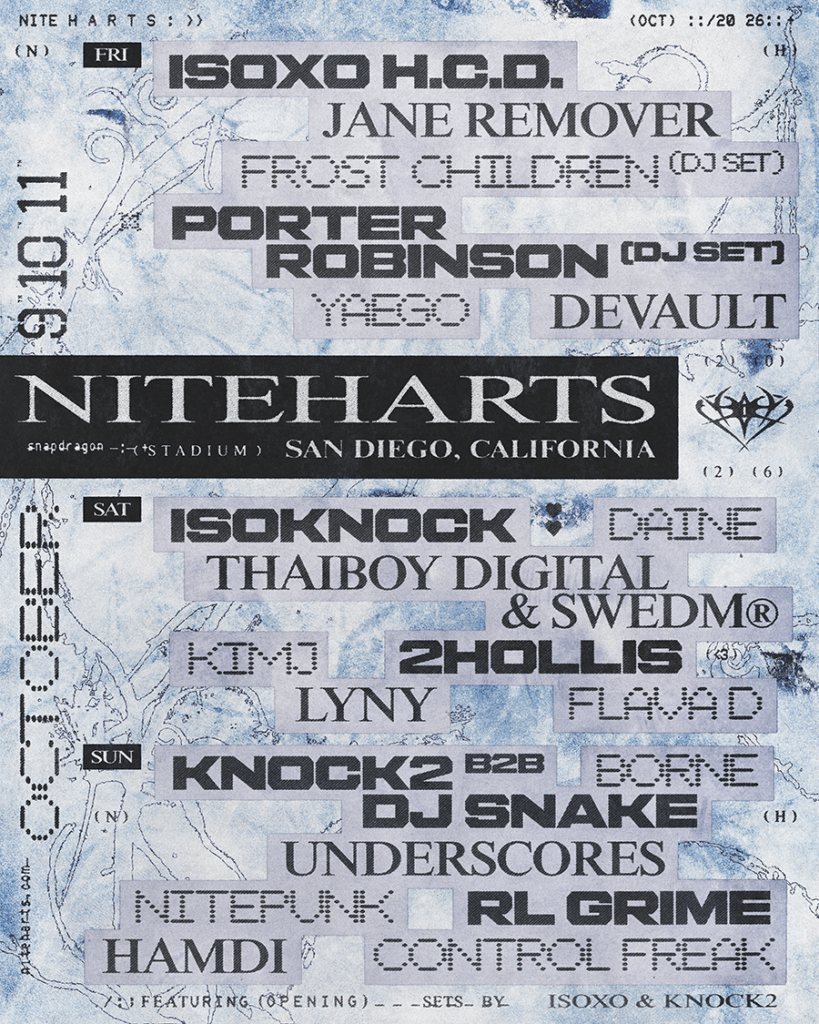 Niteharts 2026 Lineup