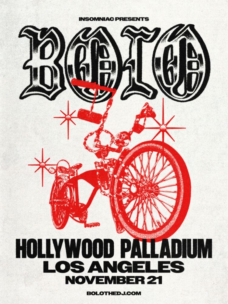 Bolo Announces Hollywood Palladium Headline Show Following Landmark HARD Summer Performance
